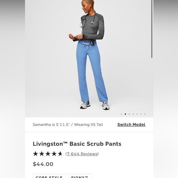 Figs Basic Scrub Pant - Picture 3 of 3